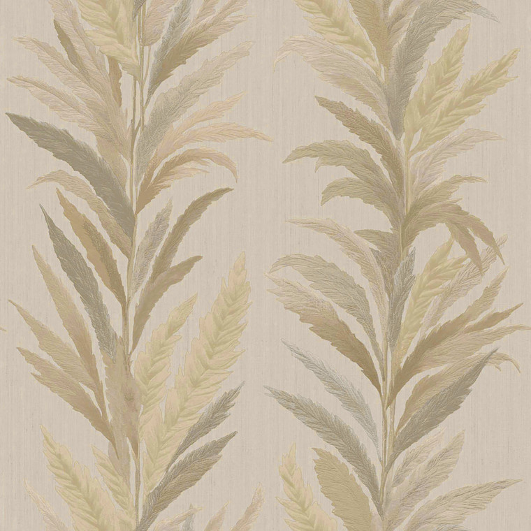 35904-Ornamenta Tree Leaf Bronze Gold Galerie Wallpaper