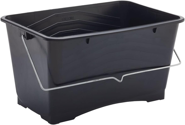 Rodo - 15 Litre Black Plastic Scuttle