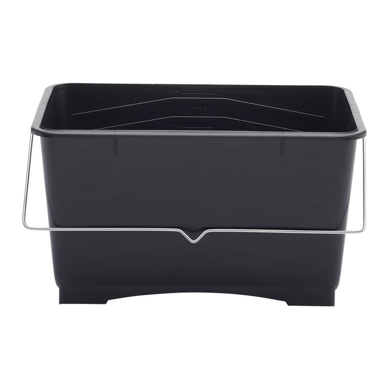 Rodo - 10 Litre Black PLASTIC SCUTTLE TUB