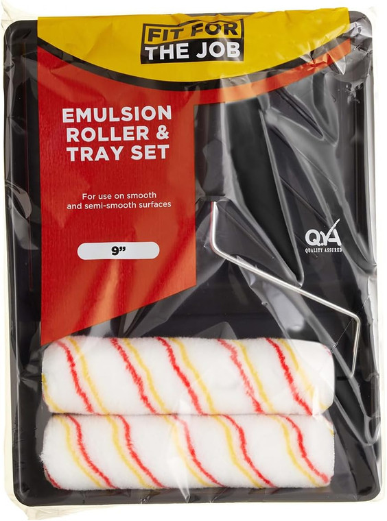 FFTJ - 9" Emulsion Roller, Frame & Tray Kit - twin sleeve