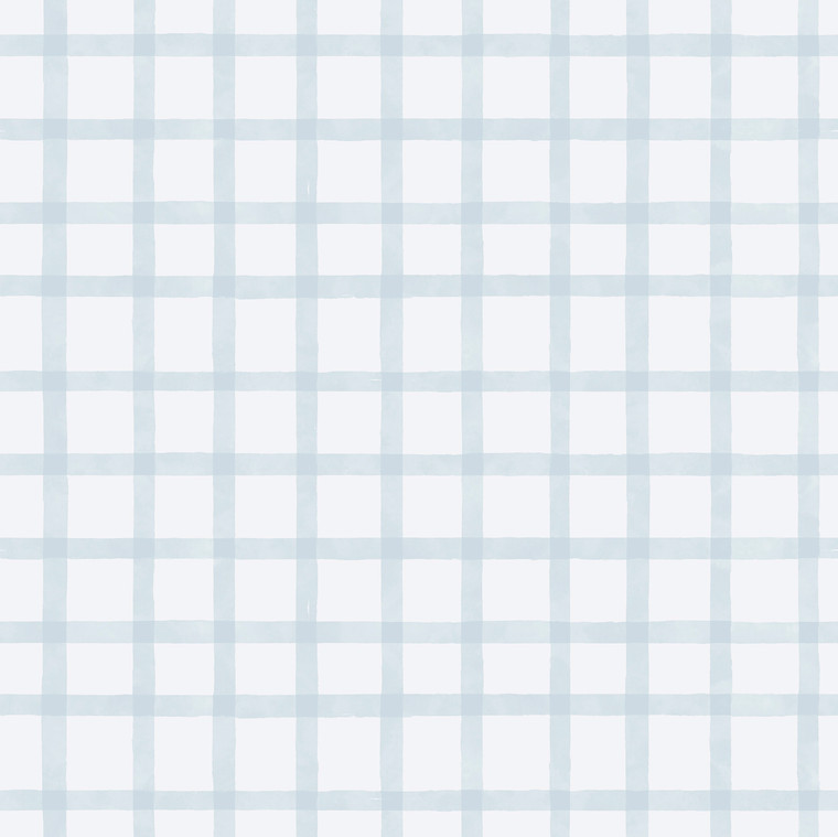 290-2 - Bambino Watercolour Checks Blue Galerie Wallpaper