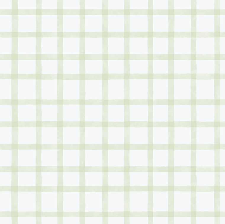 290-4 - Bambino Watercolour Checks Green Galerie Wallpaper