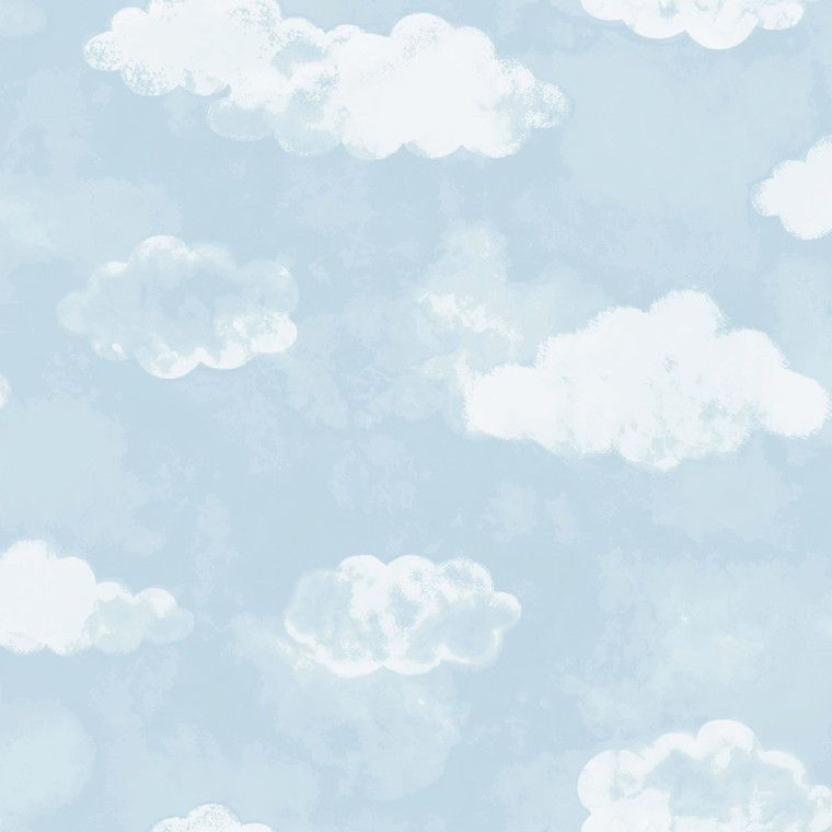 G78359 - Kids and Teens Clouds Blue Galerie Wallpaper