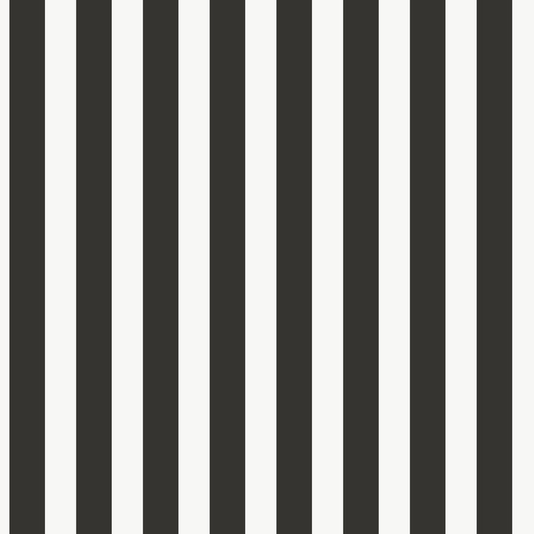 G78399 - Kids and Teens Regency Stripe Black Galerie Wallpaper