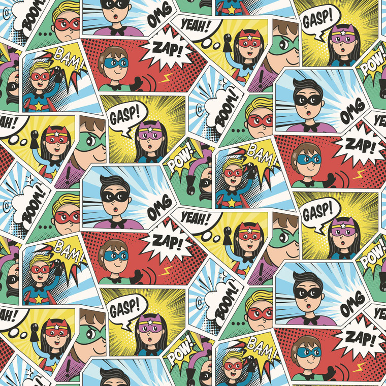 G78557 - Kids and Teens Comics Multicoloured Galerie Wallpaper