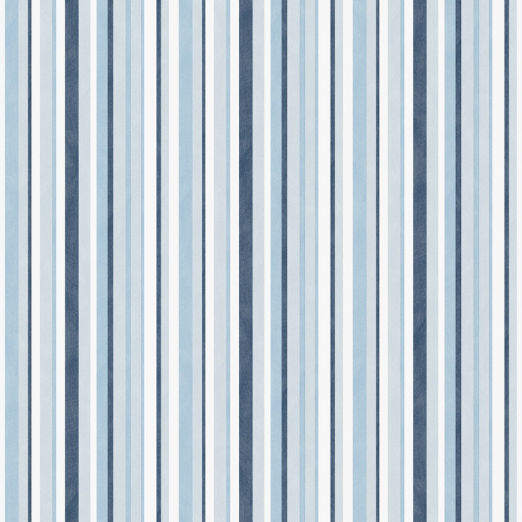 G78573 - Kids and Teens Multi Stripe Blue Galerie Wallpaper