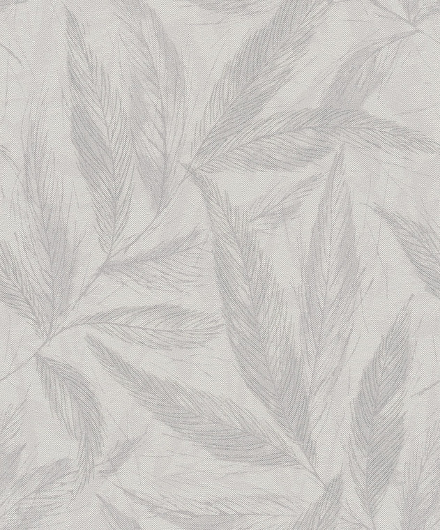 HY82149 - Hygge Home Fern Weave Motif Silver Grey Galerie Wallpaper