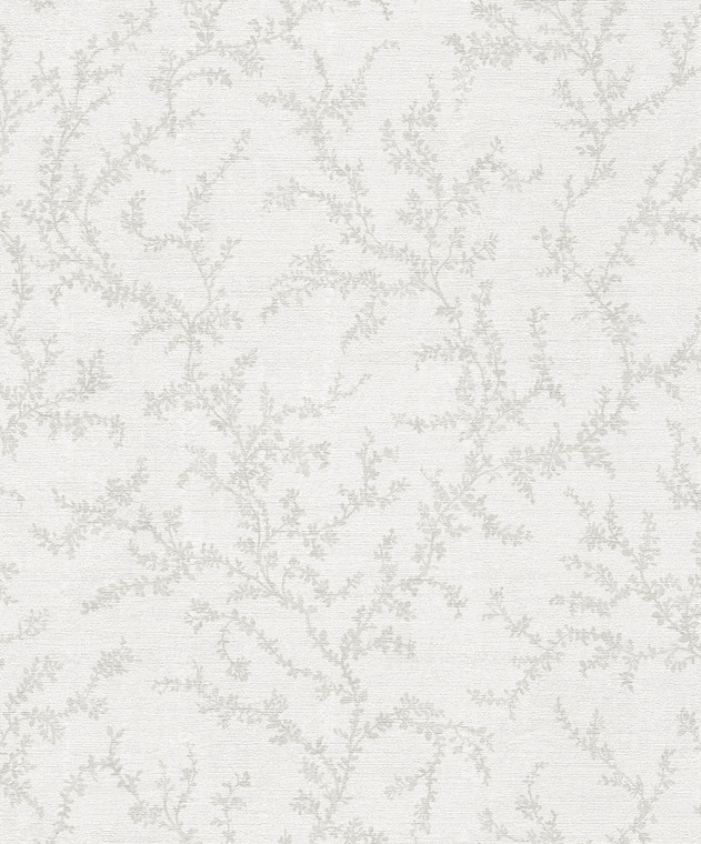 HY82121 - Hygge Home Trailing Vines Motif Silver Grey Galerie Wallpaper