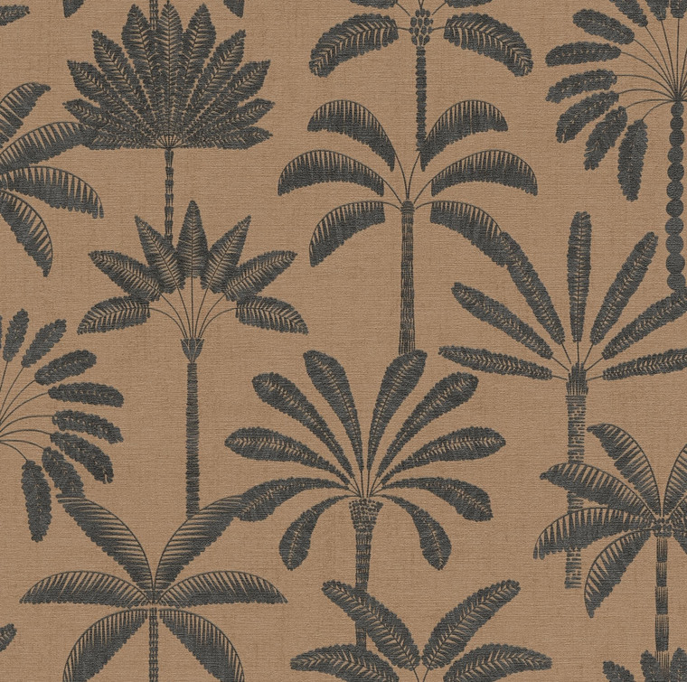 HV41088 - Havana 2 Motif Orange Bronze Brown Galerie Wallpaper