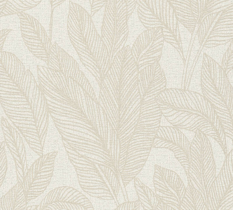 CL65241 - Cosmo Living Golden Fern - Glow Beige Silver Grey Galerie Wallpaper