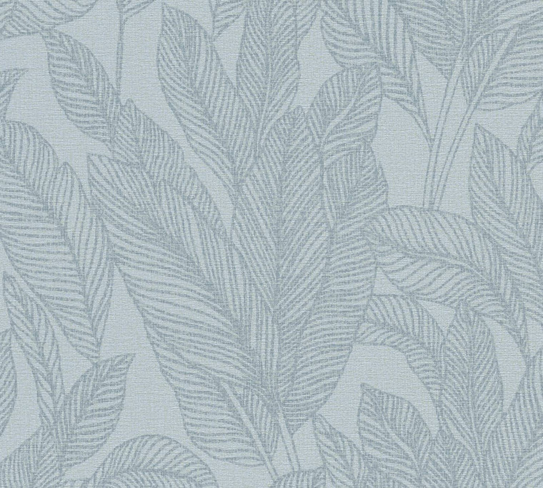 CL65242 - Cosmo Living Golden Fern - Glow Blue Galerie Wallpaper