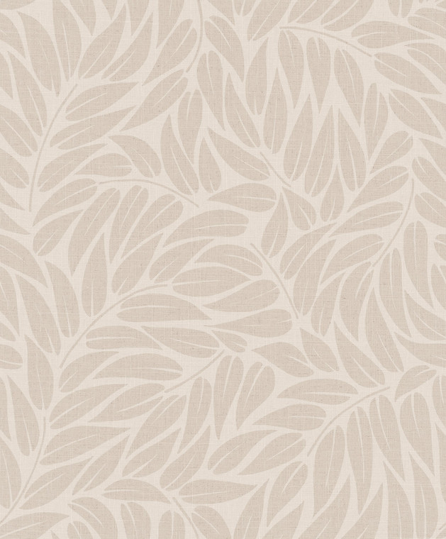 35795 - Boho Fine Linen Floral Beige Galerie Wallpaper