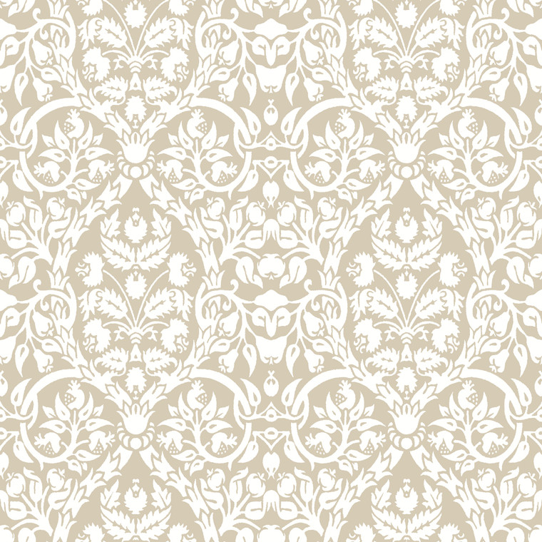 8346 - Blooming Garden Damasco Garden Beige Galerie Wallpaper