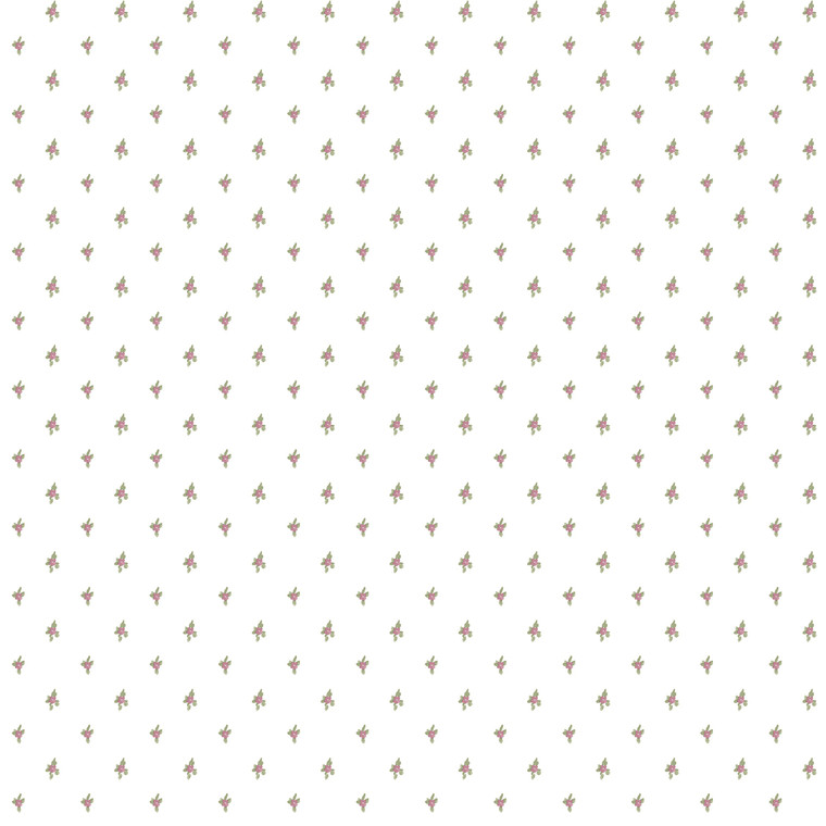 8368 - Blooming Garden Allover Lilla Pink Green Galerie Wallpaper