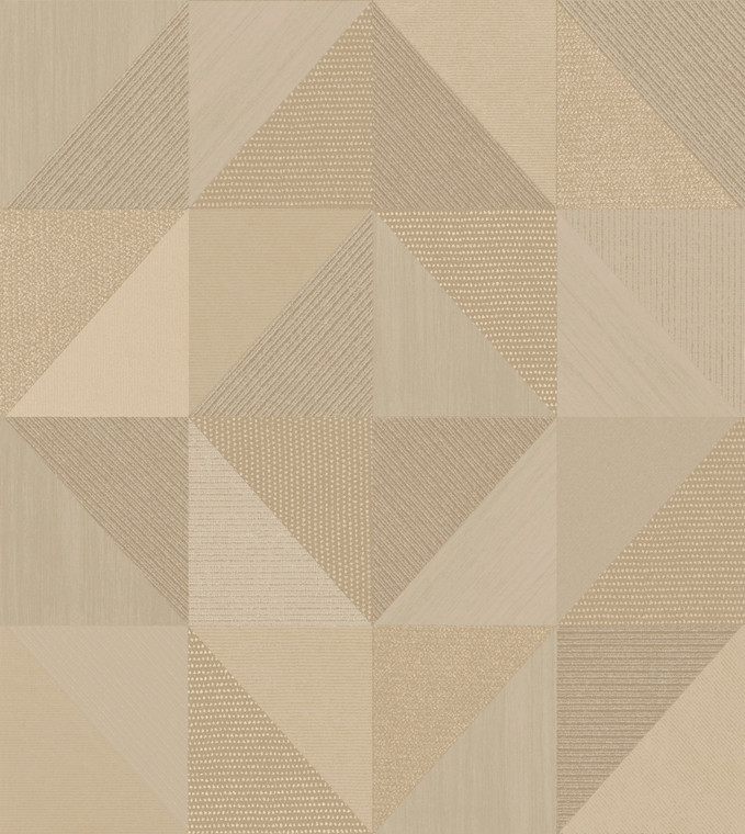 IT32413 - Italian Textures 4 Geometrico Congo Beige Bronze Brown Galerie Wallpaper