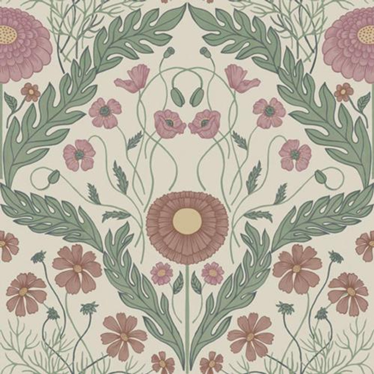 51002 - Blomstermala Floral Multicoloured Galerie Wallpaper