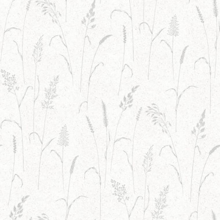 G12257 - Kitchen Recipes Corn Wild Grasses Grey Galerie Wallpaper