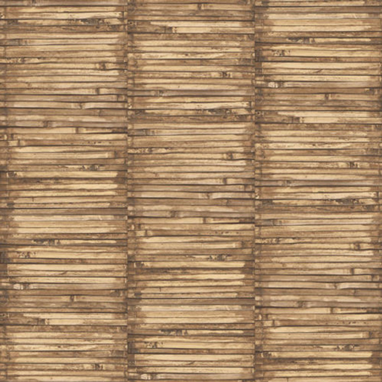 G56386 - Global Fusion Brown Beige Bamboo Galerie Wallpaper