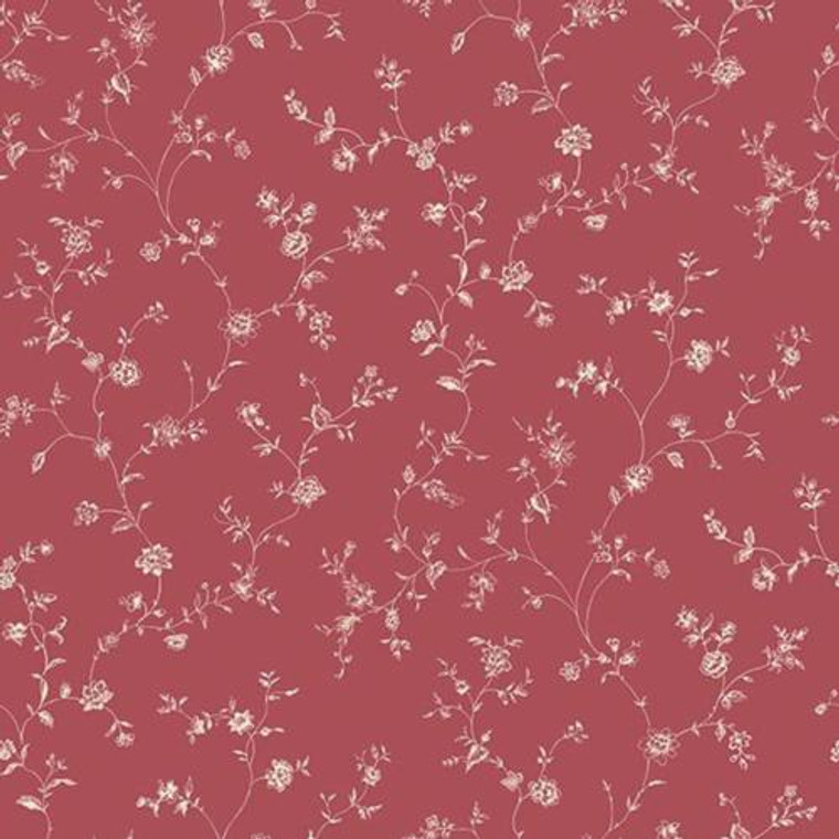 G67862 - Miniatures2 Floral Trail Red White Galerie Wallpaper