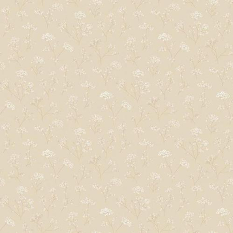 G67869 - Miniatures2 Flowers Beige Galerie Wallpaper