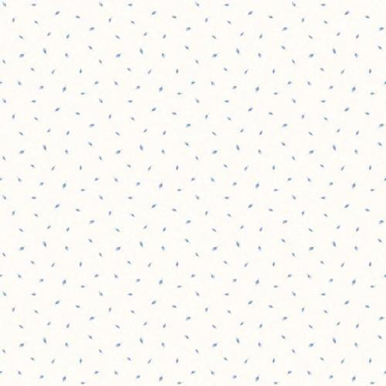 G67878 - Miniatures2 Polka Dot Leaves Blue Galerie Wallpaper