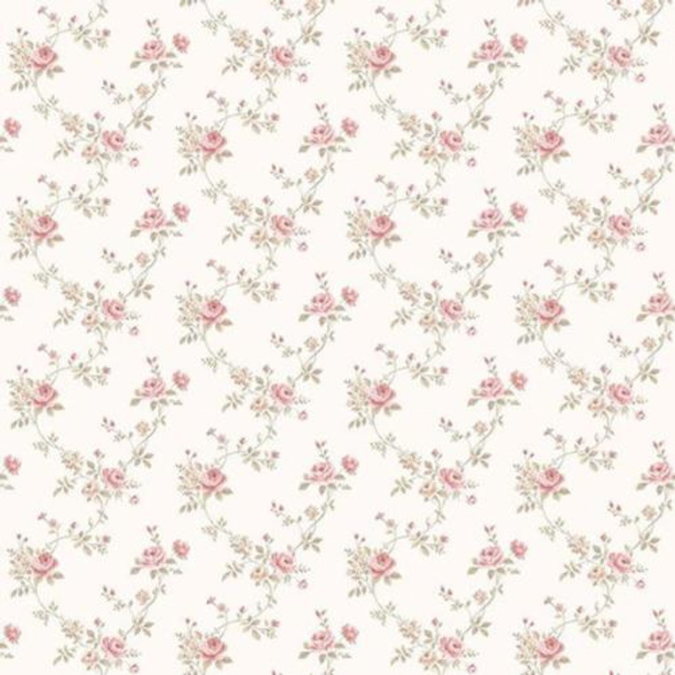 G67897 - Miniatures2 Floral Trail Red Galerie Wallpaper