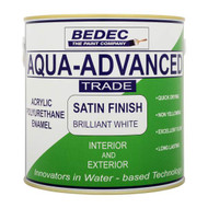 2.5Lt Bedec Aqua Advanced Satin Finish Brilliant White