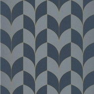 BEEP82256203 - Belle Epoque Blue Retro Design Casadeco Wallpaper