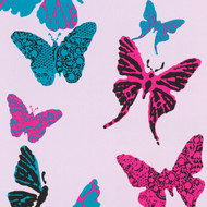 936342 - Boys & Girls Butterflies Pink Purple AS Creation Wallpaper