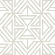 FD25554 - Theory Geometric Design Taupe White Fine Decor Wallpaper