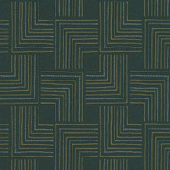 84397412 - Nangara Geometric Dot Linear Green Casadeco Wallpaper