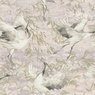 36101 - Patagonia Cranes Birds Pink Holden Wallpaper