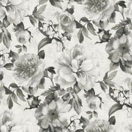 NH51510 - Stonyhurst Roses Silver SJ Dixons Wallpaper