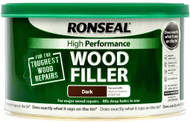 Ronseal HPWFD275G 275g High Performance Wood Filler - Dark