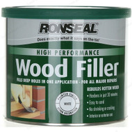 3.7kg Ronseal High Performance White 2 part White Wood Filler + Hardener