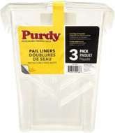 Purdy Painters Pail Liners Plastic Clear Pack of 3