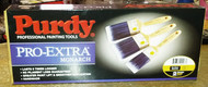 Purdy Pro-Extra Monarch Paint Brush Set 1x2" 1x3"