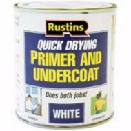 500ml Rustins Water Based Quick Dry Primer Undercoat White