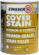 2.5lt Solvent Oil Based Zinsser Cover Stain Primer & Sealer White