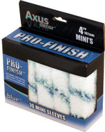 Axus Decor Pro-Finish Mini Roller Sleeve - Blue (Pack of 10) AXU/RB410