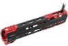 Strike Industries GRIDLOK Handguard 11 inch Main Body with Sights and Red Rail Attachment