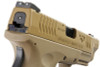 WE XDM 4.5 inch Green Gas Airsoft Pistol (Licensed by Springfield Armory) - Tan