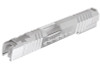 Gunsmith Bros SV Formular V2 Single Slide for Tokyo Marui Hi-Capa GBB Pistol - Silver
