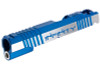 Gunsmith Bros SV Formular V2 Single Slide for Tokyo Marui Hi-Capa GBB Pistol - Blue 2 Tone