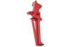KRYTAC CMC Flat Trigger Assembly CNC for Krytac AEG - Anodized Red