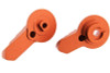 KRYTAC CNC Ambi Selector Switch Assembly & Selector for Krytac AEG / M4 & M16 Airsoft Series-Anodized Orange
