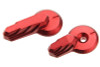 KRYTAC CNC Ambi Selector Switch Assembly & Selector for Krytac AEG / M4 & M16 Series AEG - Anodized Red