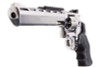 WinGun Airsoft Revolver CO2 703 (8 inch, Black Grip, 6mm Version) - Silver