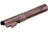 Airsoft Masterpiece Hi Capa 4.3 Outer Barrel .45 ACP Threaded Fix (11mm CW) - Copper