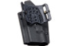 WoSport Kydex Glock 19 Holster (Lightweight) Compatible with G17/19X/45 with X300 Flashlight - BK